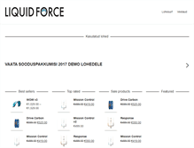 Tablet Screenshot of liquidforce.ee